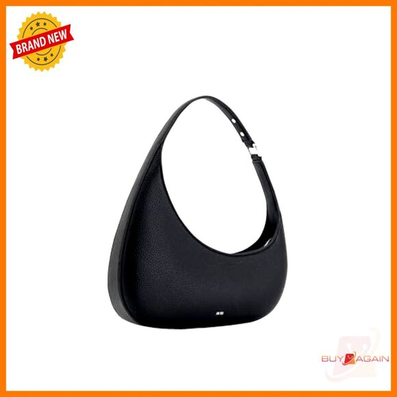 Vegan Leather Shoulder Bag with Adjustable Strap, Fits Large Phones